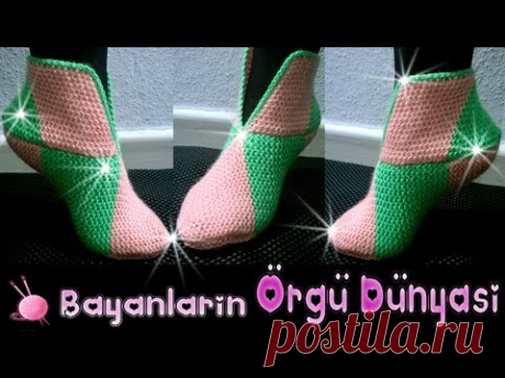 Kare Bulmaca Patik Modeli Anlatımlı Yapılışı - Basit Örnek