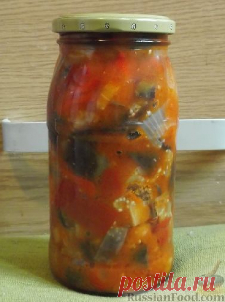 Рецепт: Лечо с баклажанами на RussianFood.com