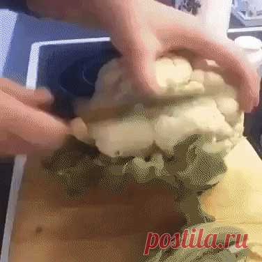 Одноклассники     Цветная капуста под сливочном соусом.