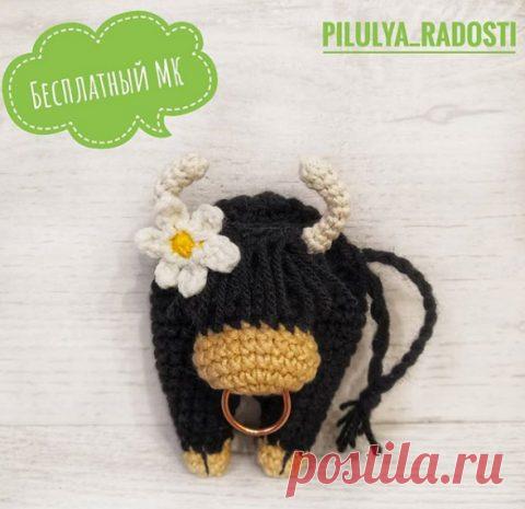 Бык - символ 2021 года, подборка 50 схем вязания крючком бычка и коровы