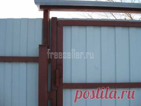 Простой стопор для петель дачной калитки или ворот » Полезные самоделки - своими руками.