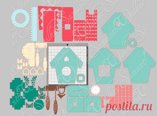 Samantha Walker's Imaginary World: Part 2 Cuckoo Clock Tutorial