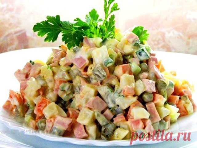 Салат «Столичный» классический - ПАЛЬЧИКИ ОБЛИЖЕШЬ. Вкуснотища необыкновенная!