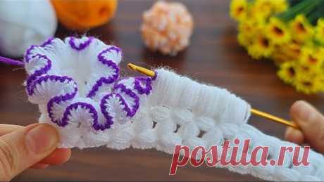 How to beautiful eye-catching crochet facial washcloth, bath loofah / Sell and give as a gift.