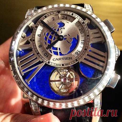 Rotonde de Cartier Earth And Moon Tourbillon Watch