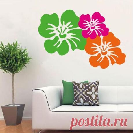 Цветок гибискуса в интерьере - Домашний hand-made