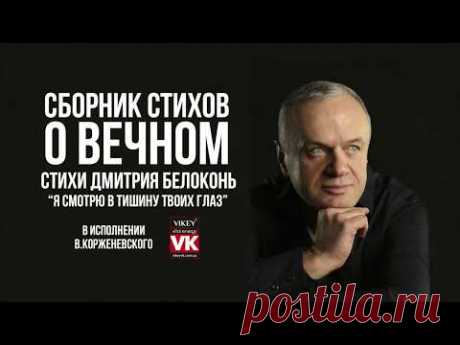 Стих Дмитрия Белоконя "Я смотрю в тишину твоих глаз" в исполнении Виктора Корженевского