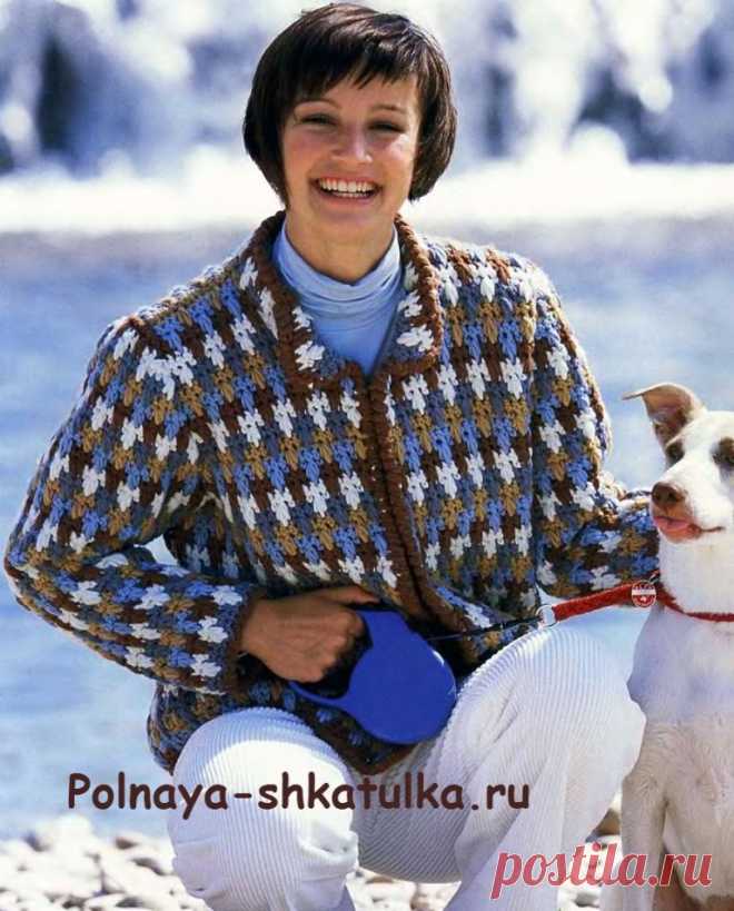 Разноцветный жакет