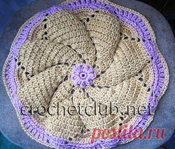 Сиденье на табурет крючком - Вязание Крючком. Блог Настика