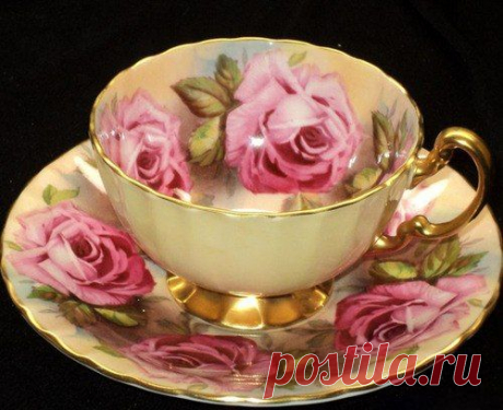 Чаепитие с &quot;розами&quot;.