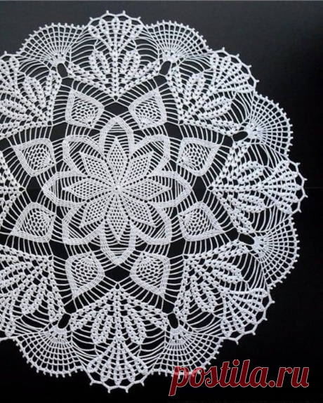 Tutorial napkin in crochet - CRAFTS LOVED Want to make your table even more elegant and beautiful? Learn this amazing crochet pattern today. Decorative, elegant and very modern napkins in crochet is a trend these days.