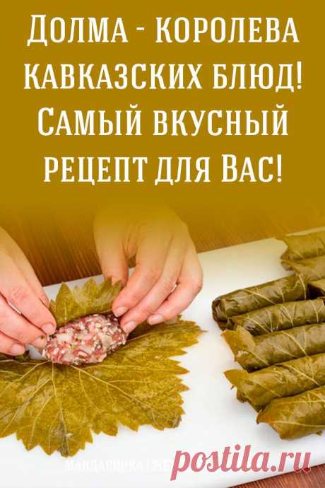Долма — королева кавказских блюд! Самый вкусный рецепт для Вас!