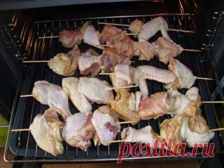 Шашлык из курицы. Рецепт. Фото