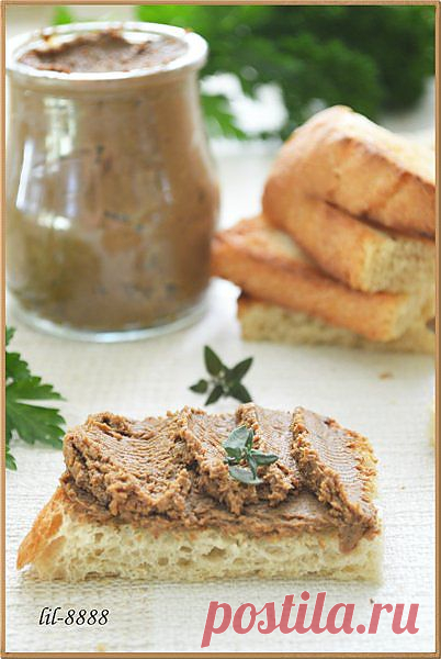 Паштет из куриной печени с коньяком.. Рецепт c фото, мы подскажем, как приготовить!