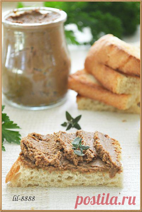 Паштет из куриной печени с коньяком.. Рецепт c фото, мы подскажем, как приготовить!