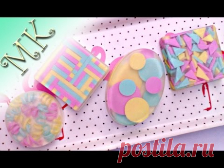 DIY/4 ИДЕИ/Мыловарение/Мыло из мыльной основы своими руками/Мастер класс/Мыло своими руками