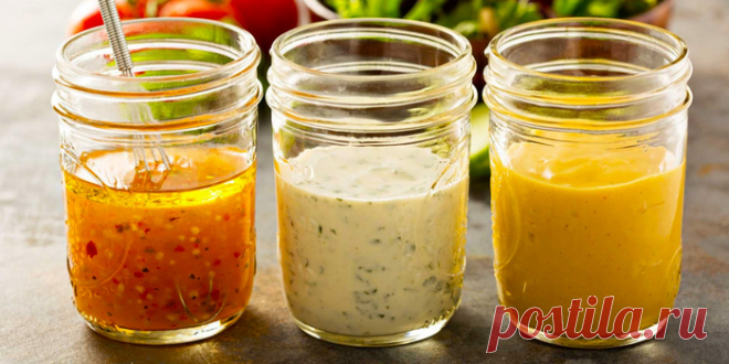 САЛАТНЫЕ ЗАПРАВКИ: 8 НЕСКУЧНЫХ ИДЕЙ ДЛЯ ЗЕЛЕНИ