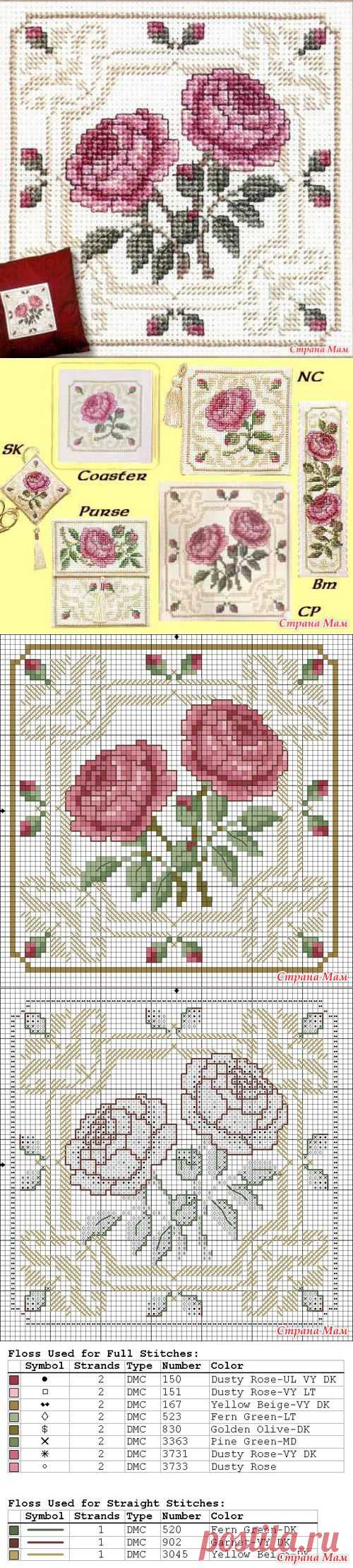 Дизайн "Damask Rose" - Бискорню и другие "кривульки" - Страна Мам