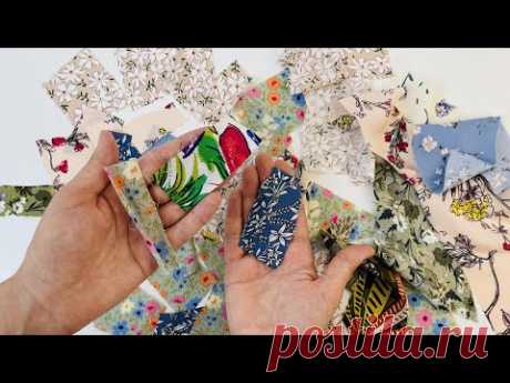 DIY. Я не выбрасываю даже очень маленькие кусочки ткани. Вот как я их использую.