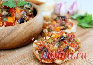 Итальянская капоната из баклажанов с помидорами | Кудесницам