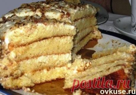 Торт«алёнка» на сгущёнке - Простые рецепты Овкусе.ру