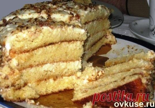 Торт«алёнка» на сгущёнке - Простые рецепты Овкусе.ру