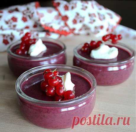 Ягодный крем с йогуртом | Вкусные Рецепты