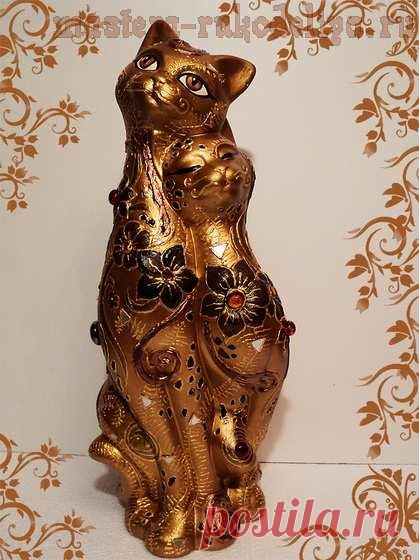 Мастер-класс по росписи: Статуэтка "Кошки"