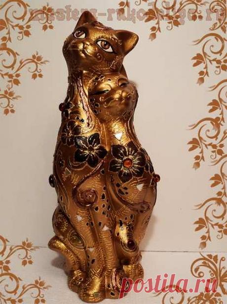 Мастер-класс по росписи: Статуэтка "Кошки"