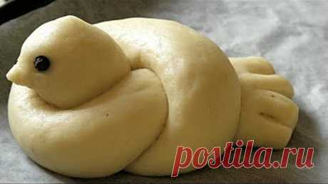 Вкусные БУЛОЧКИ ЖАВОРОНКИ из постного дрожжевого теста.