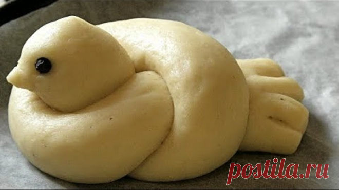 Вкусные БУЛОЧКИ ЖАВОРОНКИ из постного дрожжевого теста.