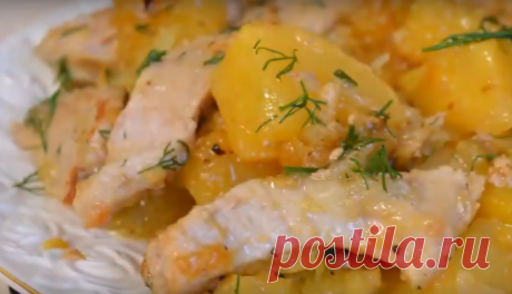 Невероятно вкусное мясо с репой