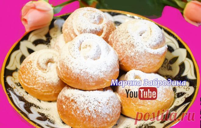 Сдобные булочки с малиновой начинкой | Марина Забродина | Яндекс Дзен