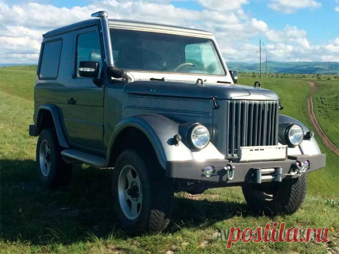 Авто самоделка на базе ГАЗ-69 (15 фото) Приветствую любителей кастомных автомобилей! Хочу показать, на мой взгляд интересный проект. Далее фото и описание...