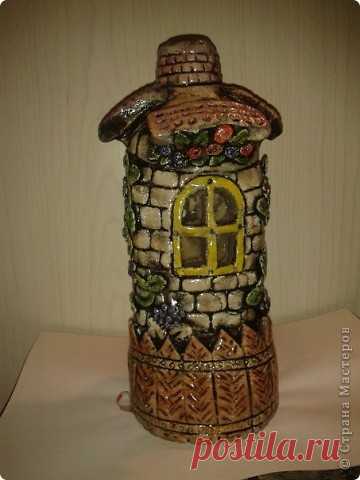 Бутылки-домики