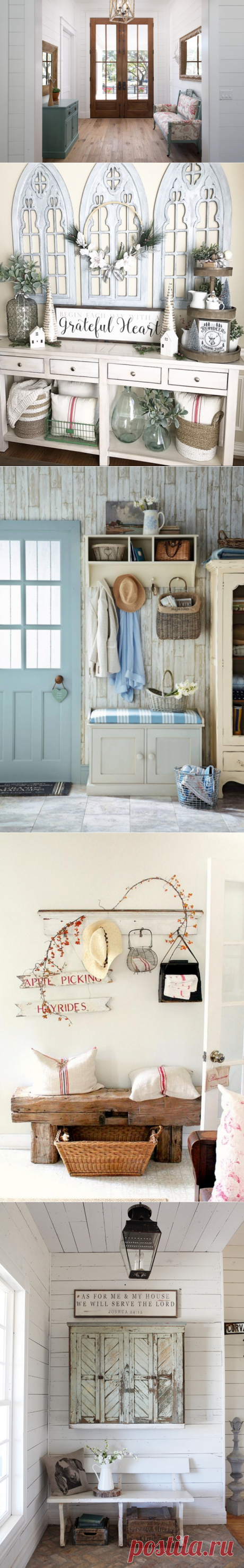 Оформление прихожей в прованском стиле | Роскошь и уют