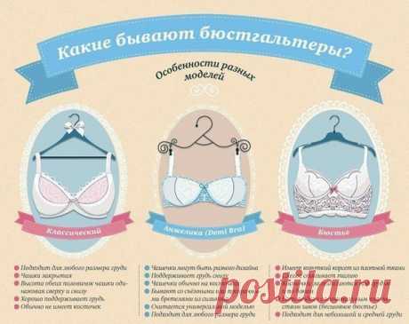 Подбираем бюстгальтер правильно: шпаргалка для каждой девушки. – В Курсе Жизни