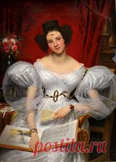 Портрет маркизы Шасселуп-Лаубат, суд Джозефа-Дезире, 1831