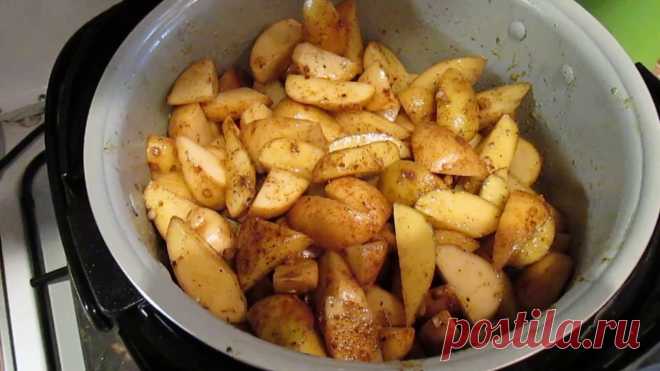 Вкуснейшая КАРТОШКА ПО-ДЕРЕВЕНСКИ в мультиварке ВкусноБыстроПросто