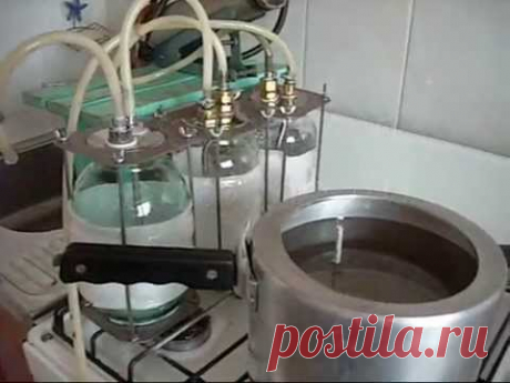 САМОГОН изготовление сухопарника подводка воды двойной перегон - YouTube