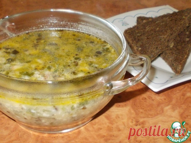 Сырный суп из колбасного сыра Кулинарный рецепт
