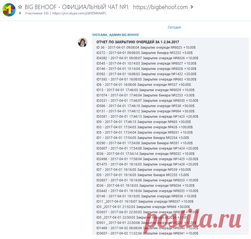 Наше движение в проекте Big Behoof набирает обороты.
Реферальная ссылка https://bigbehoof.com/ref?id=2496
Информация в моем блоге!! 
http://bigbehoof36.blogspot.ru 
Скайп для консультации: kobra603426