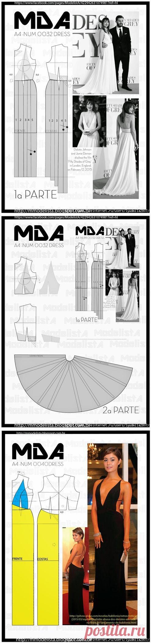 Выкройки платьев от mmodelista
