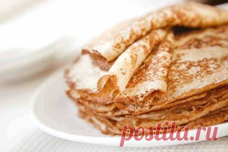 Простой рецепт блинов