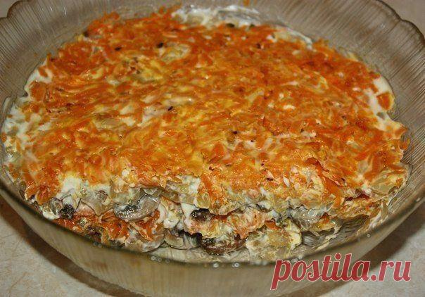 САЛАТ "РАДОСТЬ ГРИБНИКА"