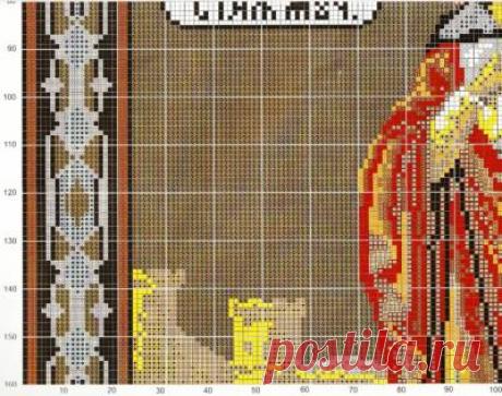 ИКОНА СВЯТОЙ ТАТЬЯНЫ - ИКОНЫ - СХЕМЫ ВЫШИВКИ КРЕСТИКОМ - Каталог файлов - ХОББИ