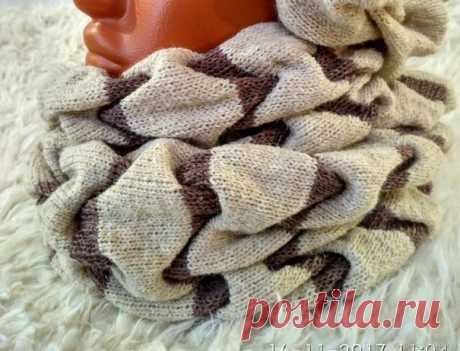 Снуд Клоке спицами: схема и описание вязания | Все о рукоделии