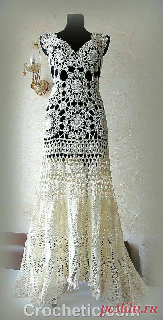 Летние вязаные платья, большая подборка! | Вязание крючком и спицами | Дзен