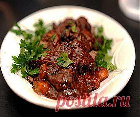 Жаркое в гранатовом соусе : Мясо : Кулинарные рецепты со всего мира