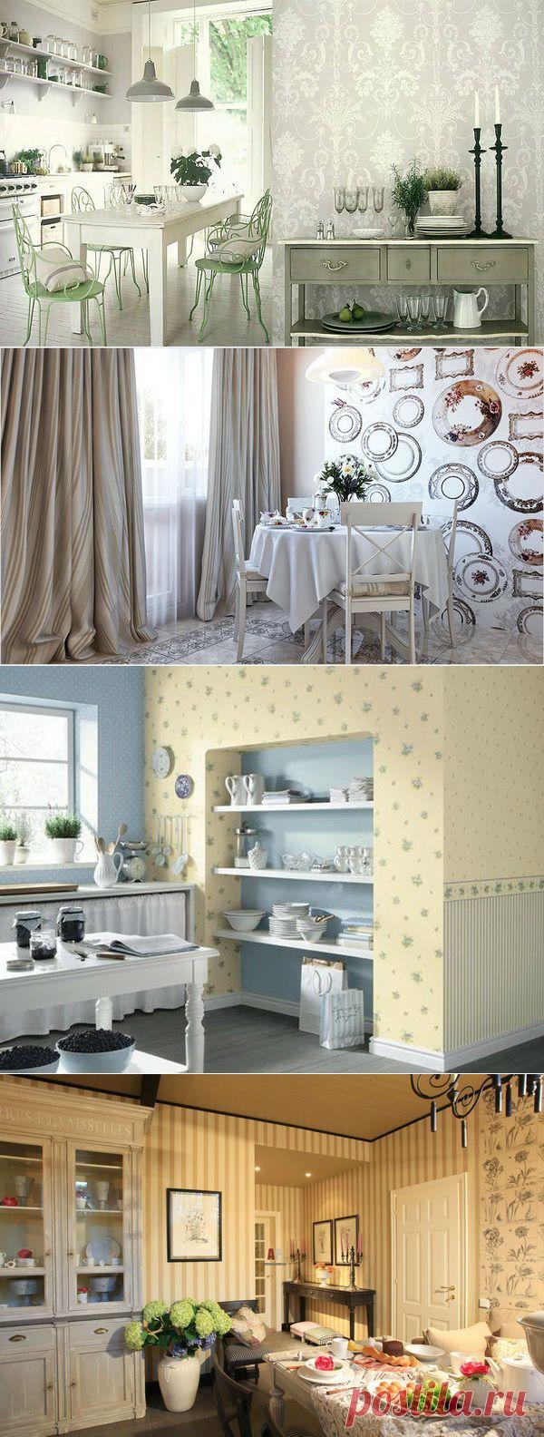 Комбинирование обоев на кухне: идеи для оригинального интерьера | Частный сектор